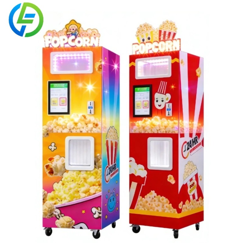Popcorn Vending Machine - เครื่องขายป๊อปคอร์นอัตโนมัติรุ่นใหม่แบบกำหนดเองได้ 110V/220V สำหรับใช้งานเชิงพาณิชย์ ลงทุนง่ายสำหรับโครงการที่ดี