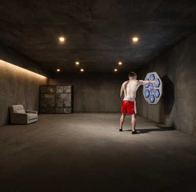 Arcade Games & Vending Llc Photos - เครื่องเกมอาร์เคดอิเล็กทรอนิกส์อัจฉริยะติดผนังขนาดใหญ่สำหรับผู้ใหญ่ พร้อมถุงมือชกมวย เครื่องชกมวยเพลง One Punch ราคาพิเศษ