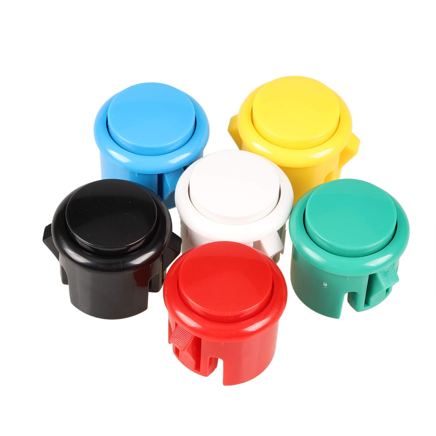 100 pcs ปุ่มอาเขต 30 มม.24 มม. - Joystick Arcade Parts บทวิจารณ์และราคา
