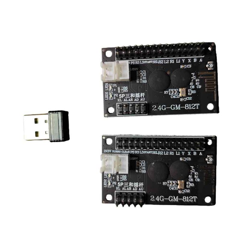 A99E-2.4G ไร้สาย 2 ผู้เล่น สำห - Joystick Arcade Parts บทวิจารณ์และราคา