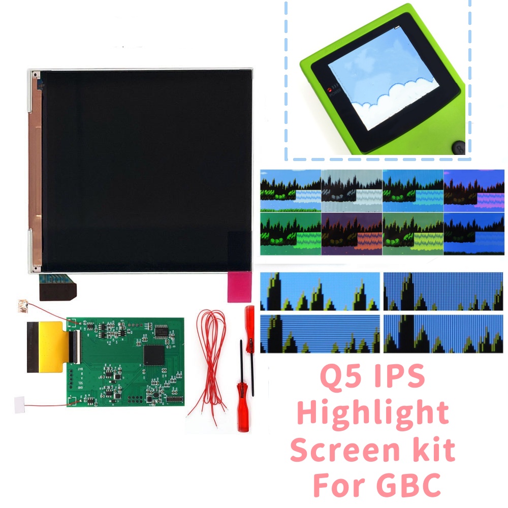 HISPEEDIDO สำหรับ GBC 3.1' Q5  - Lcd Screen Arcade บทวิจารณ์และราคา