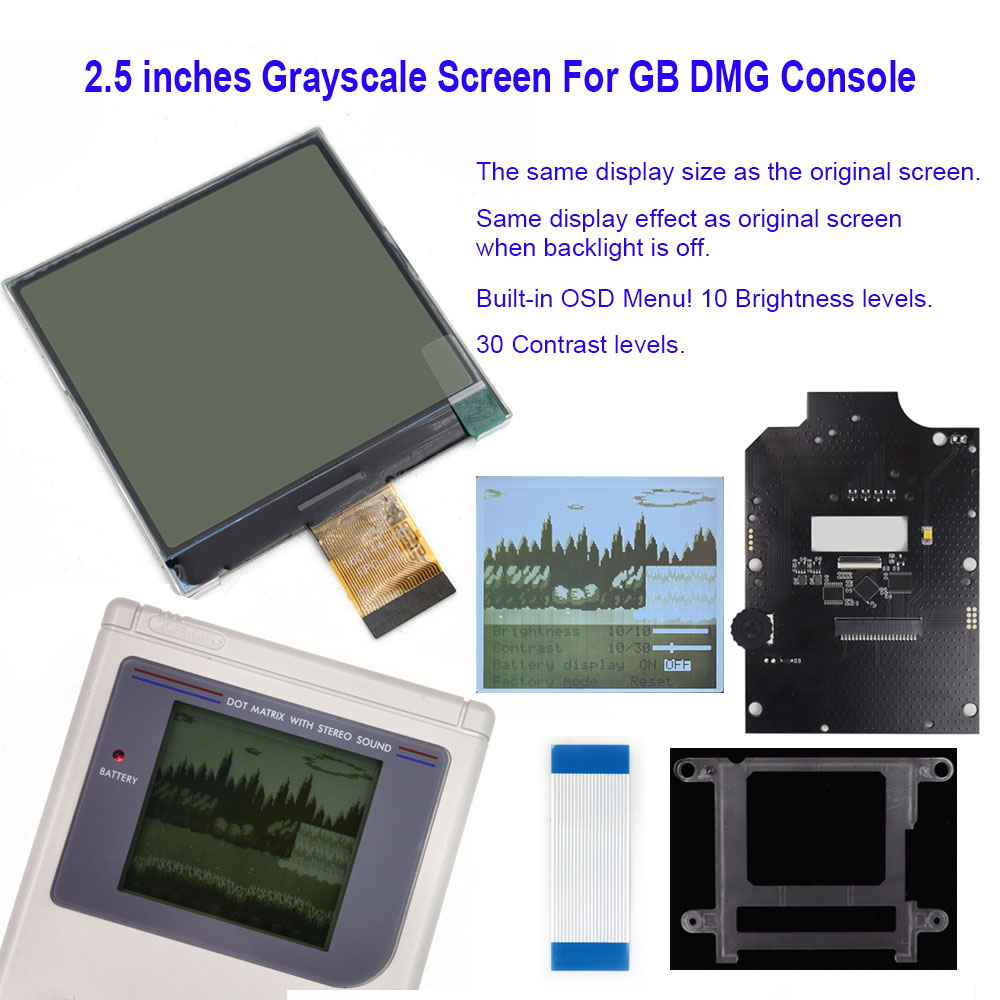 ชุดหน้าจอ LCD ระดับสีเทา HISPE - Lcd Screen Arcade บทวิจารณ์และราคา