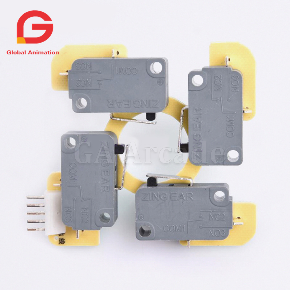 ชิ้นส่วนจอยสติ๊ก Micro Switch  - Joystick Arcade Parts บทวิจารณ์และราคา