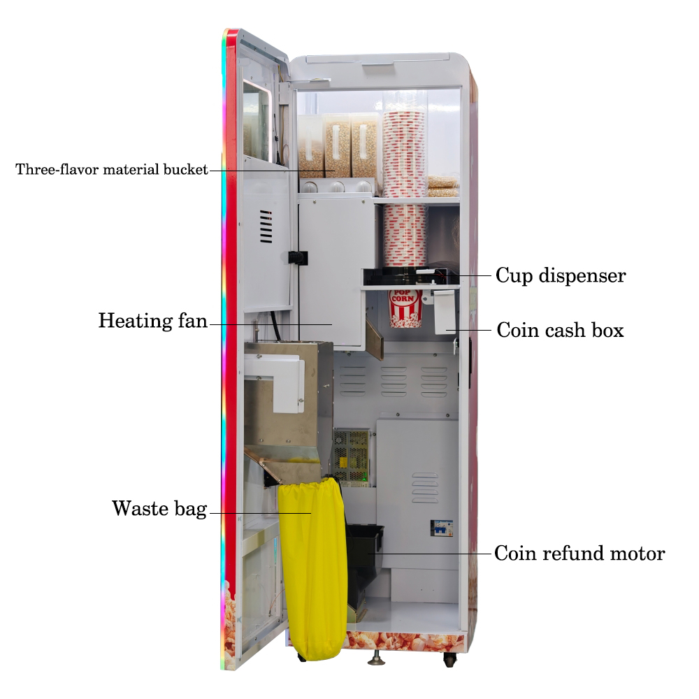 เครื่องทำป๊อปคอร์นเชิงพาณิชย์แ - Popcorn Vending Machine บทวิจารณ์และราคา