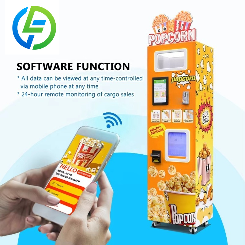 เครื่องขายข้าวโพดคั่วอัตโนมัติ - Popcorn Vending Machine บทวิจารณ์และราคา
