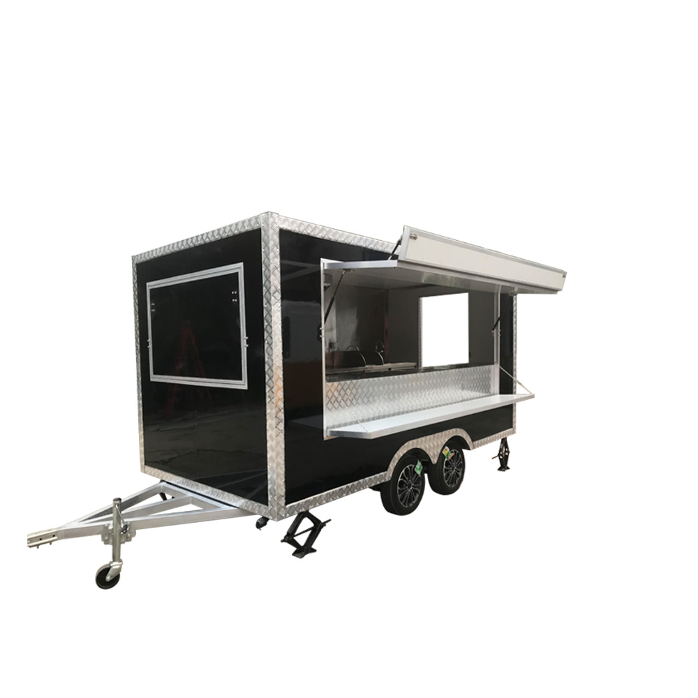 พื้นที่ขนาดใหญ่ Square Fast Fo - Hot Dog Vending Cart บทวิจารณ์และราคา